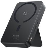 Baseus MagPro PPCXZ05 Batterie externe sans fil, 5000mAh, 20W, PD + FQI, 1 x QI - 1 x USB-C, Noir
