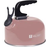 Valiant bouilloire pour camping, 1 litre, aluminium, rose