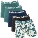 Björn Borg Bjorn Borg 5-Pack jongens boxershorts - Cotton Stretch - 170 - Groen