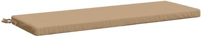 vidaXL Coussin de banc SOEST 100% polyester, couleur sable, 110 x 40 x 5 cm