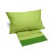Caleffi Bikolor beddengoed, katoen, groen, Frans bed, 63539