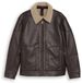 Tom Tailor - Blouson aviateur en similicuir - Taille XL - Marron chocolat foncé