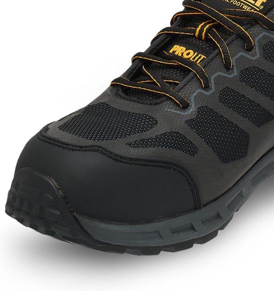 DeWalt Crossfire Lage Veiligheidsschoen S3 - Zwart - Maat 46