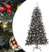 vidaXL Kunstkerstboom met 300 LED Groen 210 cm PVC en Plastic en Staal