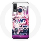 Maniacase Hoesje voor Samsung Galaxy A02 Formule 1 Sergio Pérez F1 Coureur
