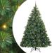vidaXL Kunstkerstboom met 300 LED-lampjes, groen, 240 cm, gemaakt van PE en PVC