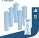 Wessper AquaBlue: 5 filtres à eau pour Jura GIGA 5, A1, A9, ENA 9, J9, J90, J95, Z7, Z9