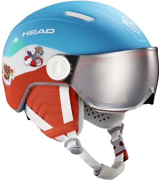 Head Mojo Visor Paw Patrol Juniorhelm Blauw XS-S - Unisex - Kinderen - Verstelbaar - Inclusief vizier