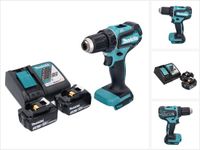 Makita DDF 485 RF accuboormachine 18 V 50 Nm borstelloos + 2x accu 3,0 Ah + oplader