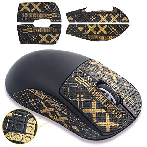 Hyekic Muis antislip griptape draadloze gamingmuishuid, zweetbestendig, eenvoudig aan te brengen, zelfklevend ontwerp, professionele muizen upgradeset (voor Logitech G PRO X Superlight)