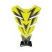 Tankbescherming, Quattroerre Tankbescherming, zelfklevend, 3D, voor motorfietsen, kleuren, geel, 19 x 13 cm