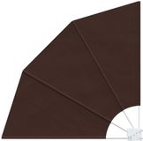 vidaXL Balkon Privacy Scherm 115 x 115 cm Polyester Bruin