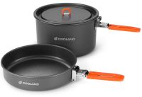Omgoods - Set de cuisine de camping avec revêtement antiadhésif - Léger et compact pour les activités de plein air