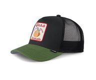 DJINNS Pet 'HFT Food Limoncello' olijfgroen / rood / zwart / wit