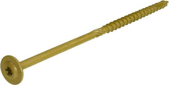 Dynaplus - Torx 40 Tellerkop schroeven - 8 x 80mm - AR-Coating - Deeldraad (50 stuks)