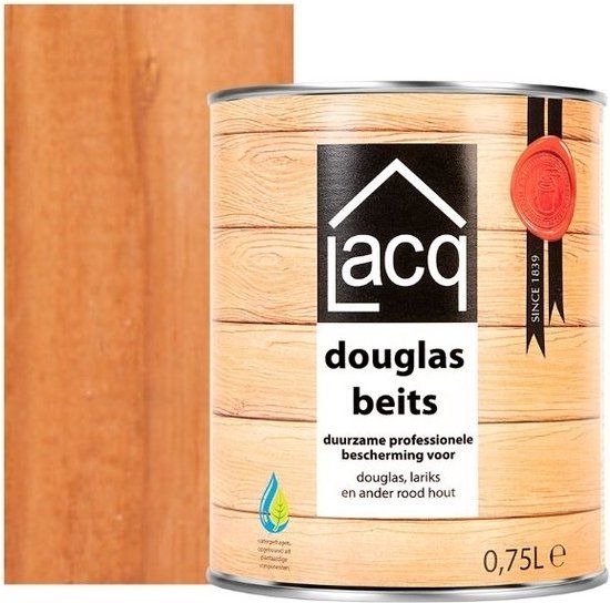 Lacq Douglas Beits Brown - 0,75L - Houtbescherming - Watergedragen - Mat