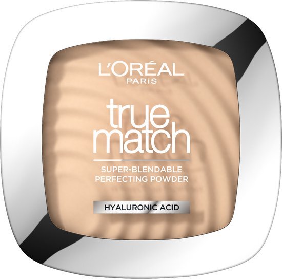 L'Oréal Make-Up Designer True Match Poeder - 1C Rose Ivory - Matterend Gezichtspoeder met een Natuurlijke Dekking - 9 gr.