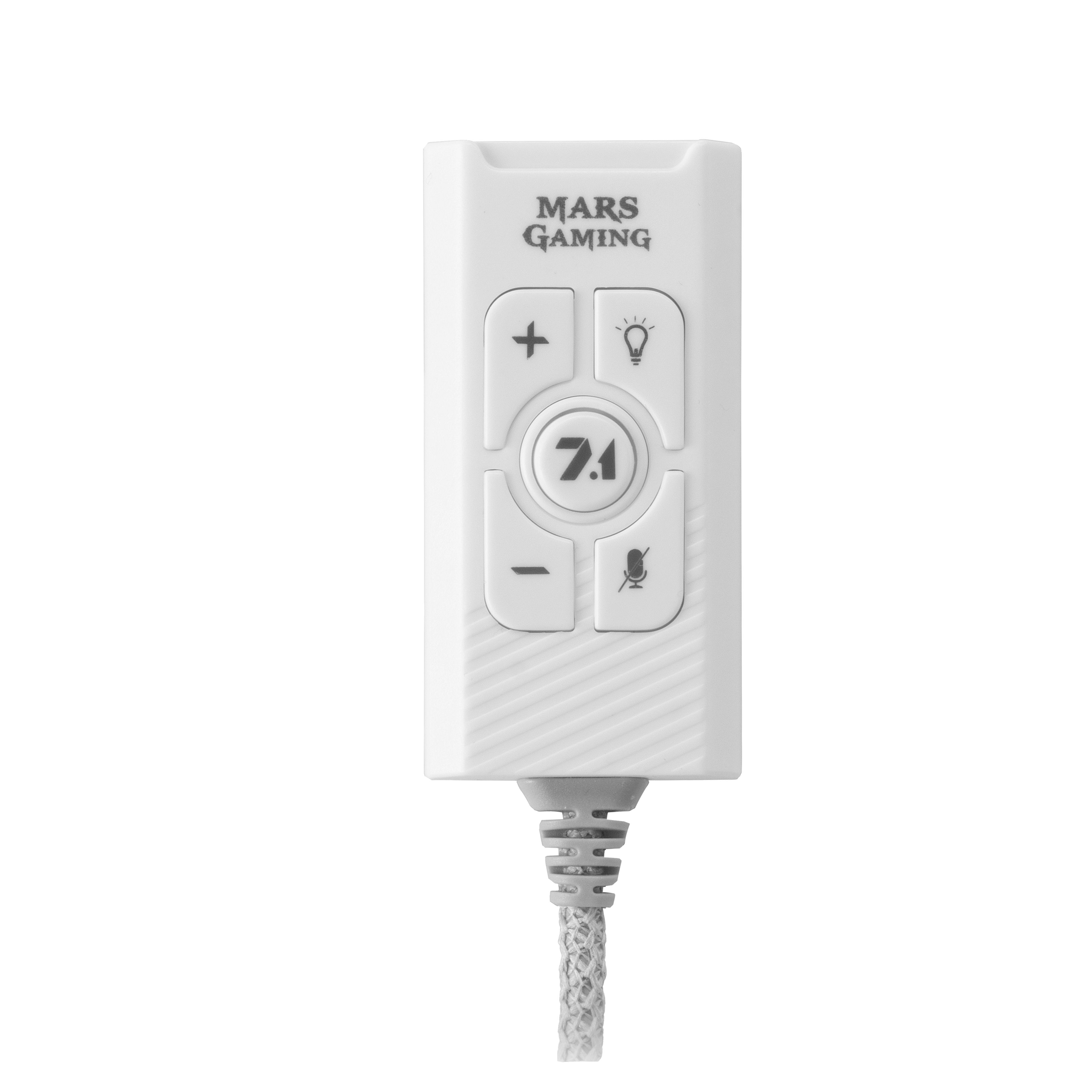 Mars Gaming MSC2W - Externe 7.1 USB Geluidskaart - Wit