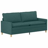 vidaXL Bank Donkergroen Stof 196 x 81 x 87,5 cm