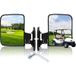 Rétroviseurs latéraux magnétiques réglables pour chariot, rétroviseurs convexes magnétiques pour golf, UTV, tracteur, chariot, chariots élévateurs, rouleaux vibrants