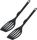 Westmark 2 spatels, hittebestendig tot 270 °C, lengte: 28,3 cm, kunststof, Flonal Plus, zwart