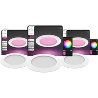 Philips Hue Inbouwspot Slim 3-Pack - White and Color - 170mm - Wit
