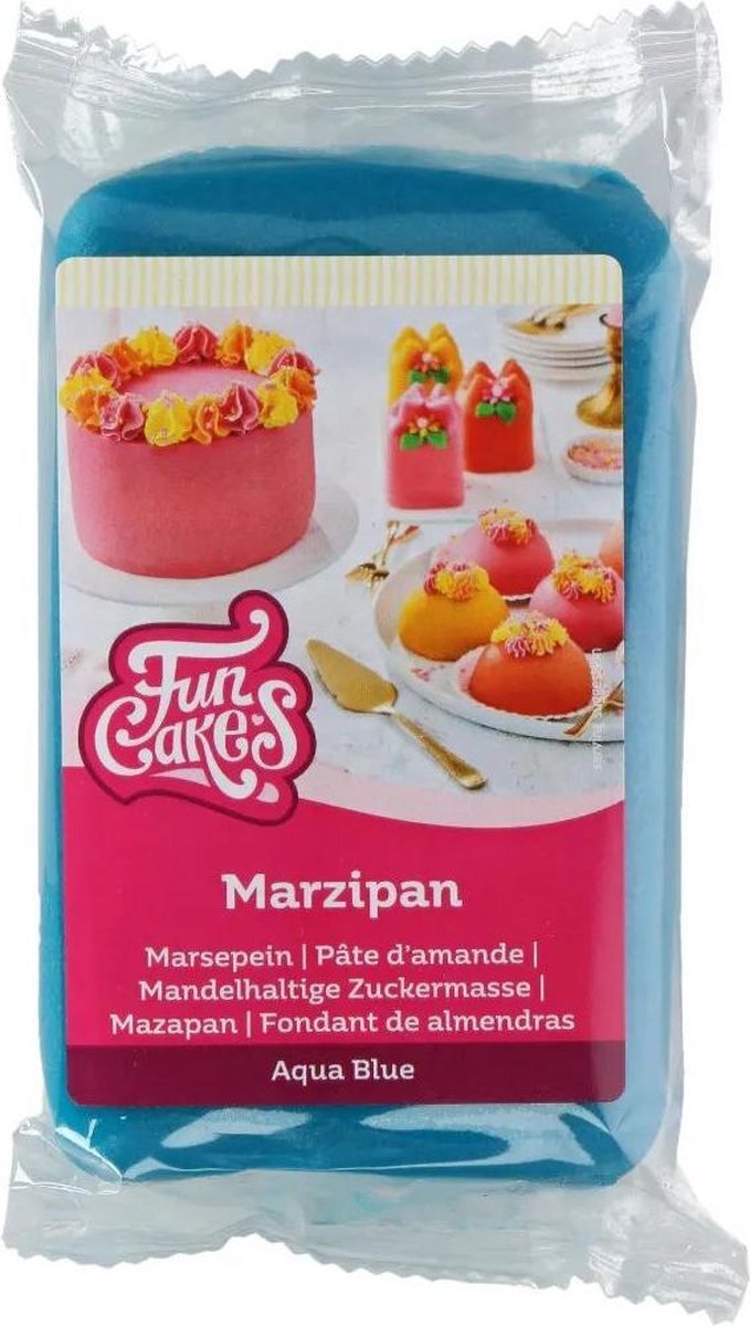 FunCakes - Marsepein - Aqua Blauw - 250g