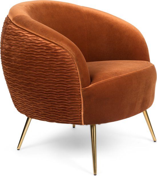 Bold Monkey So Curvy fauteuil oranje