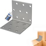 GeZu Impex Équerres 60 x 60 x 60 mm | 90° set van 18 Galvanisé