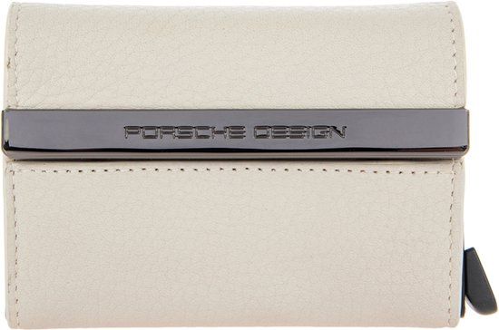Porsche Design Kaarthouder Dames - Kunstleer - Wit - 3 Pasjes - RFID