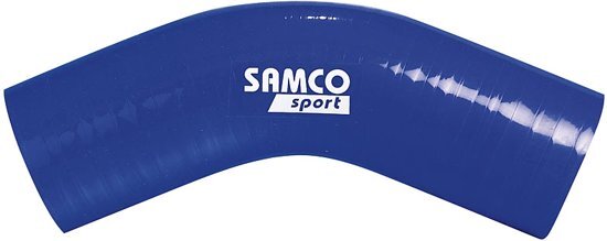 Samco Sport Samco Siliconen slang 45 graden bocht - Lengte 102mm - Ã˜30mm - Blauw