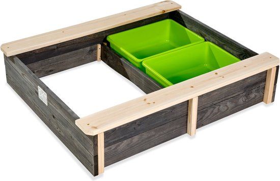 EXIT Aksent Wooden Sandbox - 94x77cm - Grey