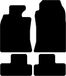 Kovvar Tapis de sol "Basic" pour Mini Cooper/One R50 2001-2007