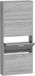 vidaXL Schoenenkast 59x17x150 cm bewerkt hout grijs sonoma