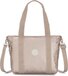 Kipling ASSENI S Shopper - Metallic Glow - Zilver - Crossbodytas - Vrouwen