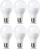 Amazon Basics LED E27 Edison schroeflamp, 13 W (gelijk aan 100 W), koel wit, energielabel E, niet-dimbaar pakket van 6 stuks