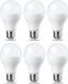 Amazon Basics LED E27 Edison schroeflamp, 13 W (gelijk aan 100 W), koel wit, energielabel E, niet-dimbaar pakket van 6 stuks
