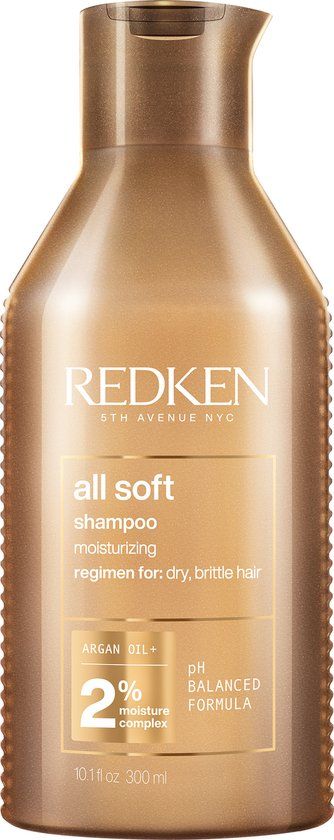 Redken All Soft Shampoo - 300ml - For Dry Hair
