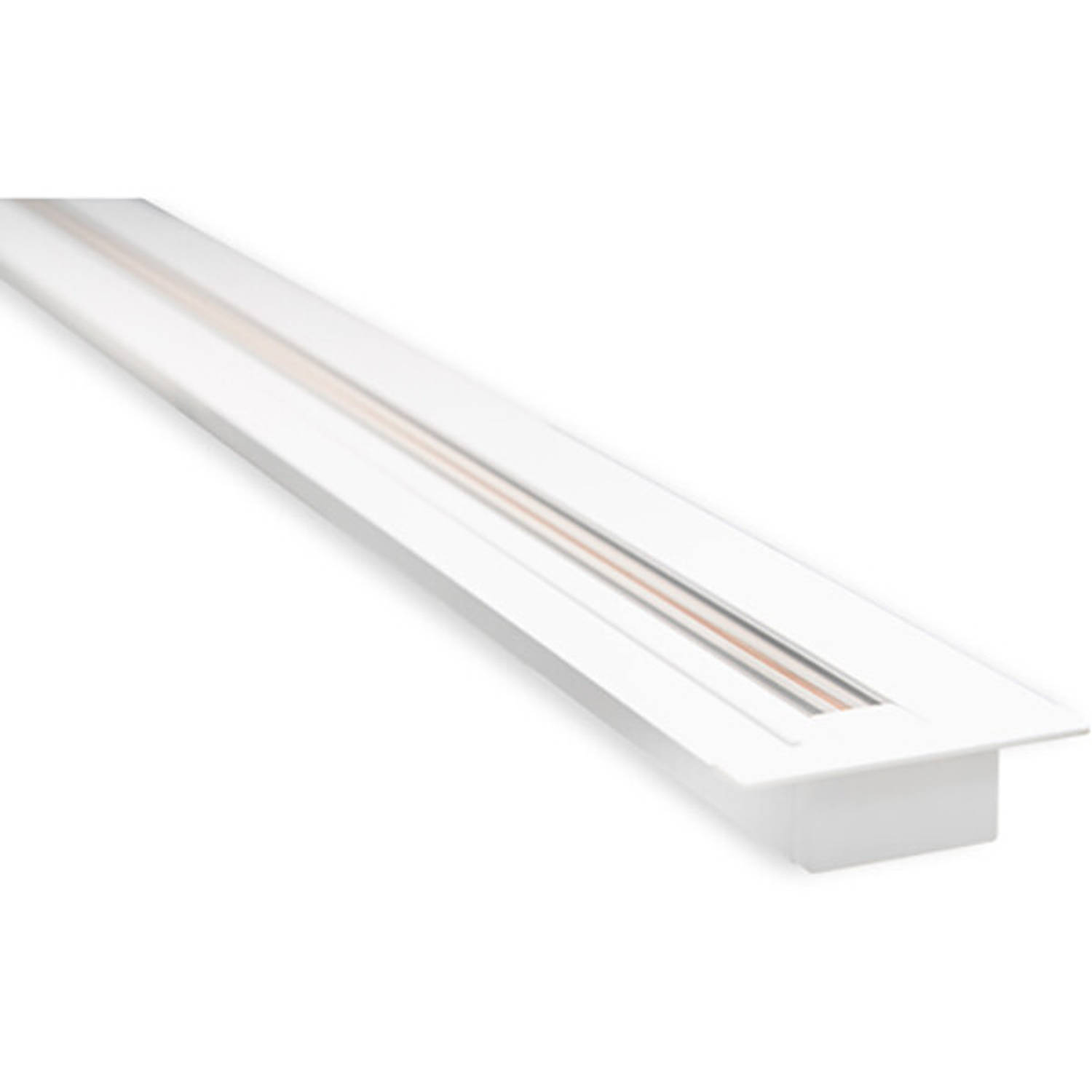 BES LED Spanningsrail - Prixa - 1 Fase - Inbouw - Aluminium - Glans Wit - 1m