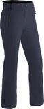 Maier Sports Vroni Slim, nauwsluitende dames skibroek, waterdichte sneeuwbroek, stretchmateriaal en verstelbare tailleband, PFC-vrij, mTHERM wattering & mTEX weerbescherming, blauw, maat 40 (W31/L31)