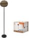 LEDVANCE Decor Cardboard Ball vloerlamp bruin van golfkarton, E27, 1600 mm hoogte