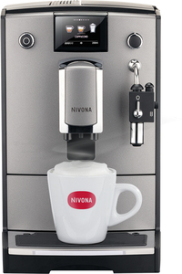 Nivona NICR 675 Half Automatic Espresso Machine - Titanium/Chrome