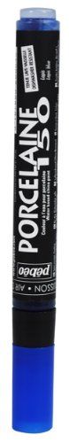Pébéo Porcelaine 150 Porseleinen pen met afgeronde punt, Lapis Blue