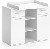 Vicco Leonie Commode – 113 x 109 cm Wit