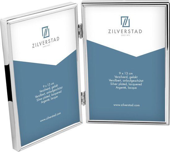 Zilverstad Sweet Memory Fotolijst - 2x 13x18 cm - Zilver - Glanzend