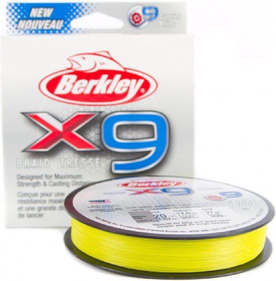 Berkley X9 Braid Tresse Flame Green (150m) - 0.06mm