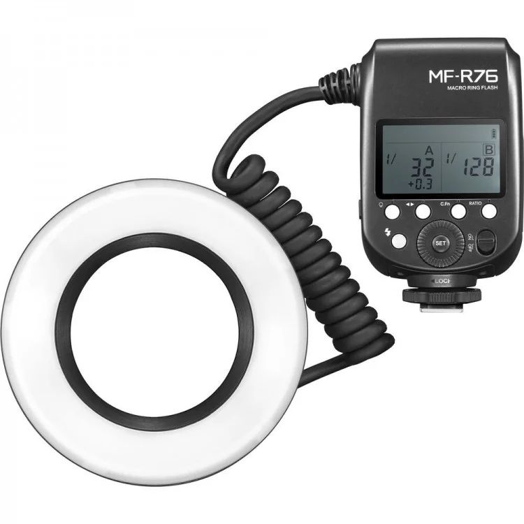 Godox MF-R76 - Macro Ringflitser - Zwart
