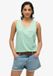 Superdry Essential Logo garment-dye hemdtopje Dames Vesten spearmint light green