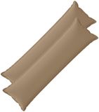vidaXL - Kussensloop - 2 stuks - HOUTEN - Taupe - 40 x 145 cm - Polyester
