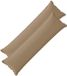 vidaXL - Taie d'oreiller - 2 pièces - BOIS - Taupe - 40 x 145 cm - Polyester